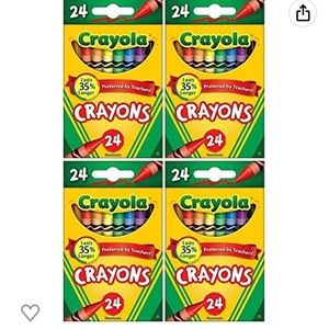 Crayola 24 count for packs of crayons